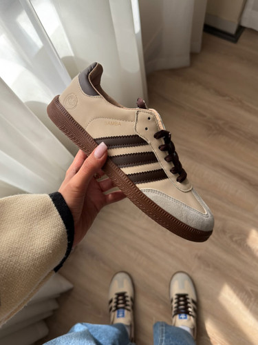 آدیداس سامبا کرم قهوه ای